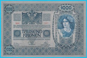 1000 korona 1902 UNC