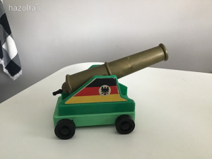 Schenk magyar playmobil német kéttengelyes ágyú, félmatricás