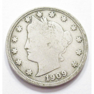 USA, Liberty V cents 1909 F
