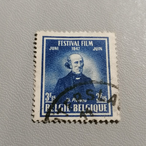 Pecsételt bélyeg Belgium. * 1947.