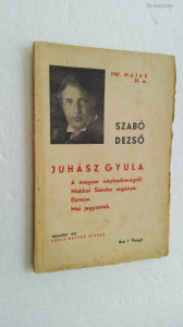 Szabó Dezső:Juhász Gyula / 1937. május  Szabó Dezső Ujabb Művei 28 (*24)