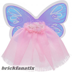 Lego Belville, Clothes Fairy Skirt - Cherrie Blossom (Pink Skirt, Blue Wings) #5859