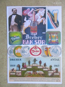 Dreher Bak sör emlékív névértéken  (36)