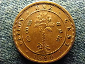 Sri Lanka Viktória (1870-1901) 1 Cent 1890 (id69576)