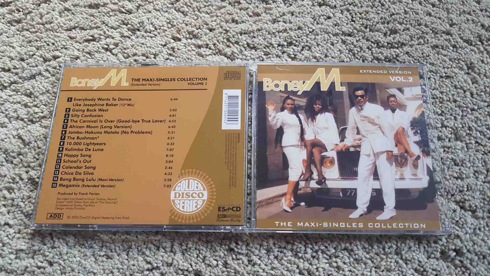 BONEY M. - THE MAXI-SINGLES COLLECTION VOL.2. CD - Vatera.hu