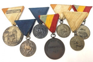 7db Horthy kori, Levente sport érmek, kitüntetés, MOVE mellszalagon 1926-1930-1933. 1 FT NMÁ