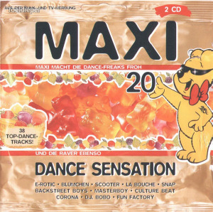 maxi dance sensation 20 dupla cdalbum