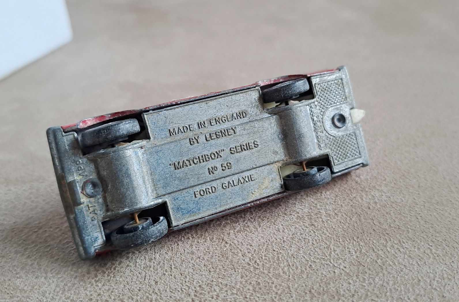 Matchbox Vintage Lesney Superfast Mercury Fire Chief #59 In