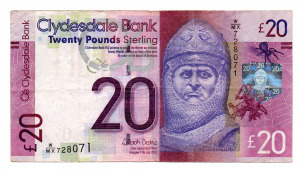 Skócia 20 Font Bankjegy 2015 P229Kd