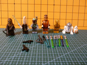 Star Wars //  Lego figurák 7 db egyebek a fotók szerint !