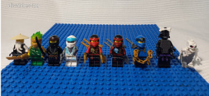 Lego Ninjago figurák (ninják + Garmadon és csontváz)- KÜLÖN is