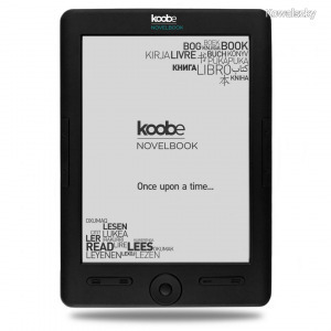 Koobe NovelBook HD Shine 6 E-book olvasó 8GB Black KNSE