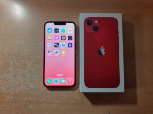 Apple iPhone 13 256GB Red Független Újszerű Apple Garancia !