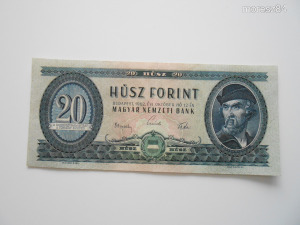 Extraszép 20 forint 1962