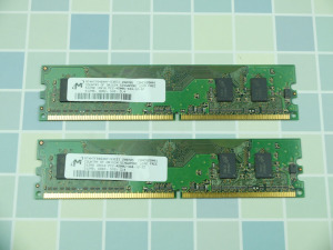 Micron 1GB /2X512MB/ DDR2 533 MHz RAM memória asztali gépbe