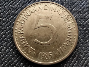 Jugoszlávia 5 Dínár 1985 (id28151)
