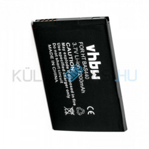VHBW Telefon akkumulátor akku HTC 35H00127-02M, 35H00127-04M - 1200mAh, 3.7V, Li-ion