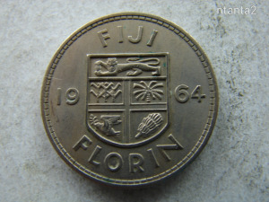 FIJI 1 FLORIN, 1964. 1 DB.
