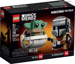 LEGO Star Wars BrickHeadz 75317 - A Mandalori és a gyermek Új,bontatlan