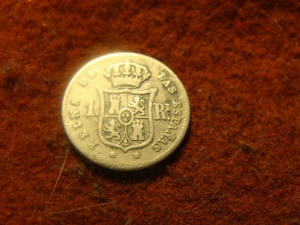 Spanyol ezüst 1 real 1853