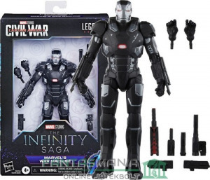000 16cm-es Marvel Legends Bosszúállók figura - War Machine / Warmachine Iron-Man / Hadigép Vasember