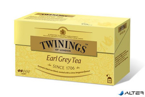 Fekete tea, 25x2 g, TWININGS 'Earl grey'