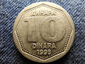 Jugoszlávia 10 Dínár 1993  (id79384)