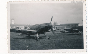 II. vh-s eredeti fotó, légierő, repülőgépek ( Német jelzéssel, Mátyásföld )