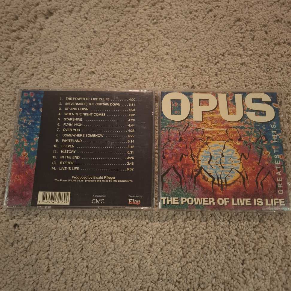OPUS - THE POWER OF LIVE IS LIFE (GREATEST HITS) CD