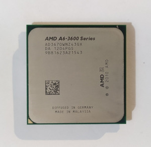 AMD A6-3670 processzor / APU 4x2.7GHz FM1
