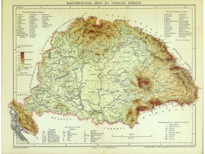 0Y289 Homolka Magyarország hegy és vízrajzi térkép