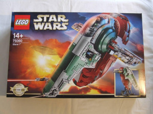 Lego 75060 Star Wars Slave I eredeti bontatlan dobozában.