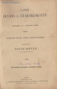 Dávid István: Latin olvasó- és gyakorlókönyv