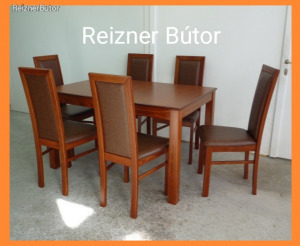 Új Arizona étkező garnitúra, étkező asztal + 6 szék, több szín, méret, a Reizner Bútor-tól