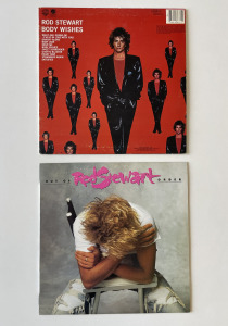 ROD STEWART  -- 2 db nagylemeze - insertekkel - 1988 / 1983