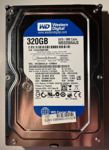 Western Digital 320 GB HDD