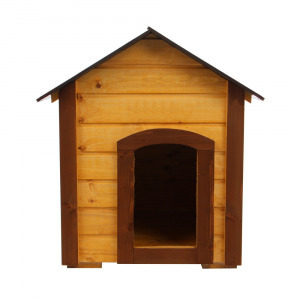 Kis méretű kutyaház, fa, 75 x 57 x 74 cm