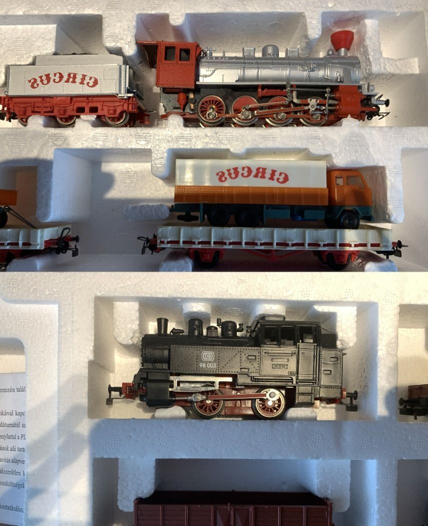 Piko H0 Cirkusz csomag BR 55 és BR 89 plusz vagonok