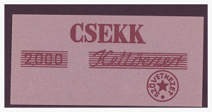 Játékpénz 2000 Csekk aUNC (hajtatlan) 1950-1960-as évekből!