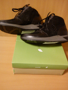 Új női Waldlaufer bőr bokacipő,UK4,5 bakancs,velúr boka cipő,fűzős/cipzáras téli cipő,38 egészcipő