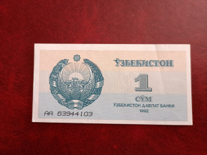 1 szom 1992 Üzbegisztán