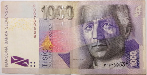Szlovákia 1000 korona 1999 2.
